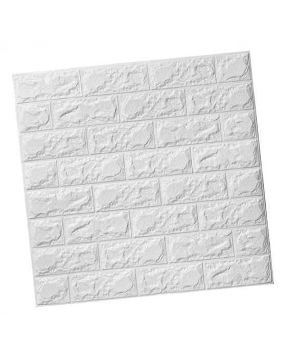 3D Tuğla Desenli Kendinden Yapışkanlı Duvar Paneli 58x38 cm