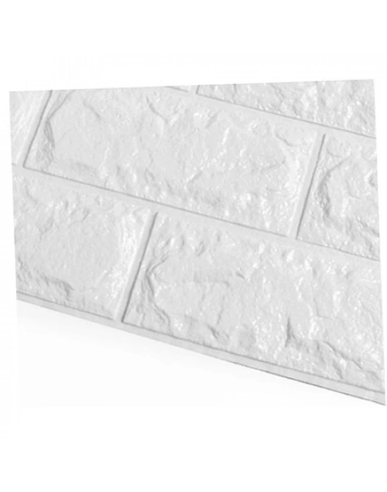 3D Tuğla Desenli Kendinden Yapışkanlı Duvar Paneli 58x38 cm