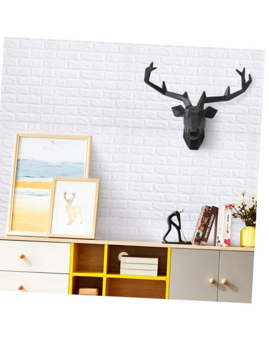 3D Tuğla Desenli Kendinden Yapışkanlı Duvar Paneli 58x38 cm