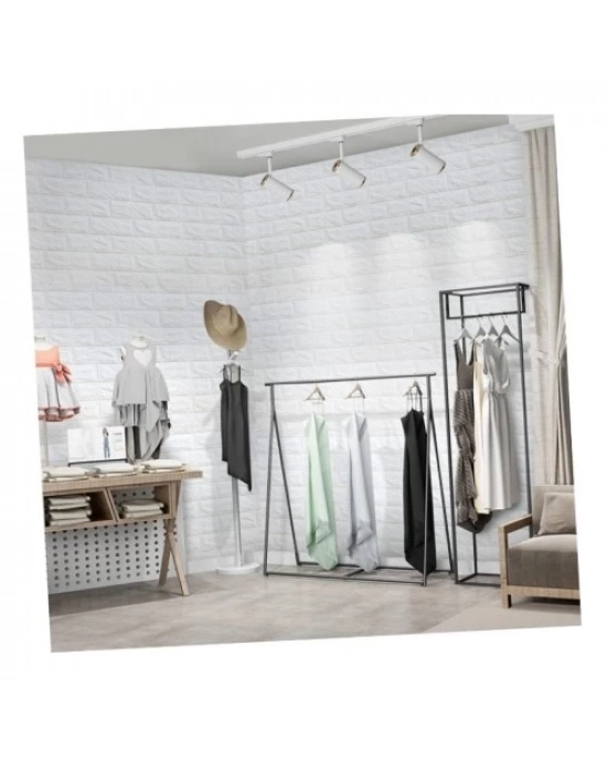 3D Tuğla Desenli Kendinden Yapışkanlı Duvar Paneli 58x38 cm