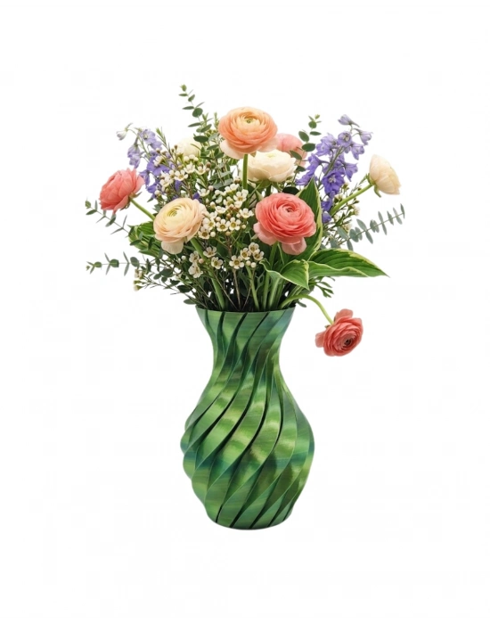 3D ÜRÜN SPİRAL VAZO