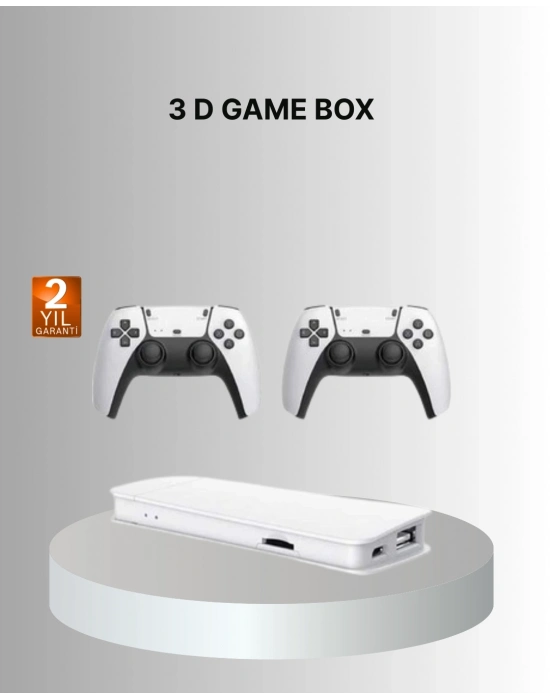 3D ve 4K Görüntü Kaliteli Çok lu Retro Oyun Konsolu