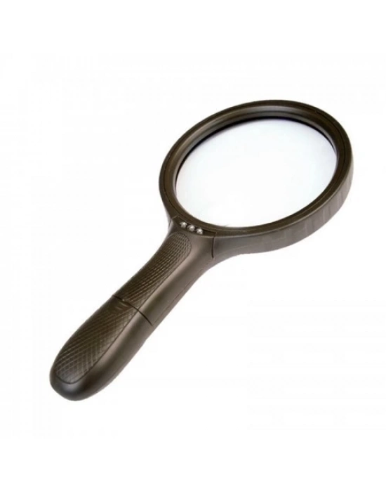 3led Işıklı,1.8x5x 138mm Lenslı Büyüteç