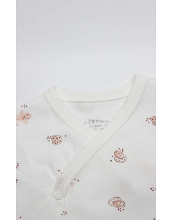 3lü Zıbın Takım Cookies Make Happy 13117 Ekru