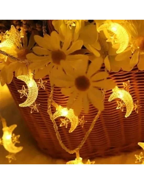 3m 20 LED Ay Figürlü Gün Işığı Lamba