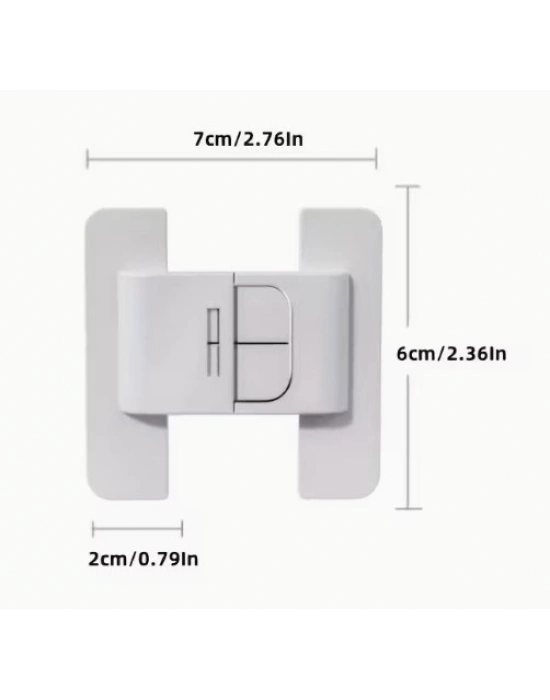 ® 4 Adet Buzdolabı, Çekmece ve Dolap Kapağı Çocuk Kilidi