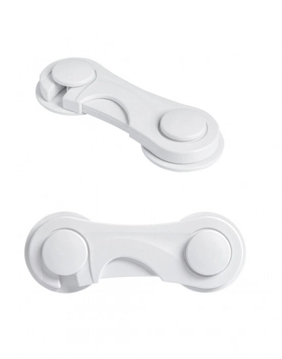 ® 4 Adet Çocuk Güvenliği Dolap Kilidi Yapışkanlı Pratik Kullanım Ev İçi Koruma