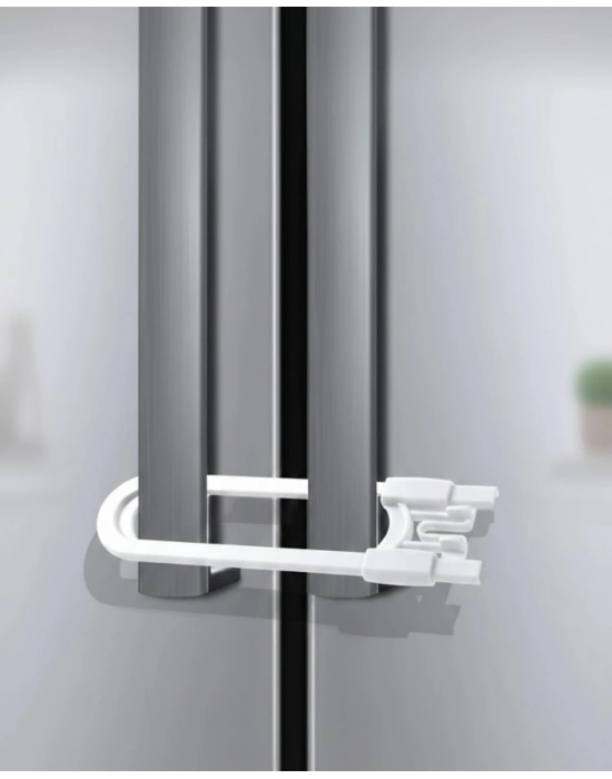 ® 4 Adet Çocuk Güvenlik Dolap Kilidi Dayanıklı ve Uzun Ömürlü Tasarım