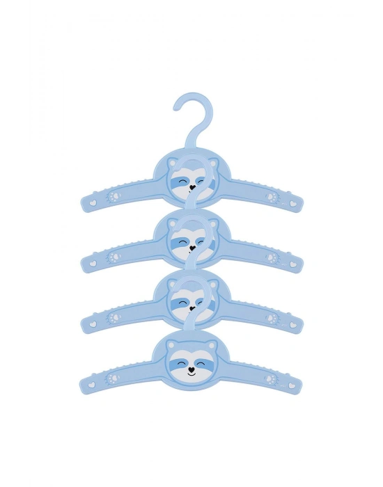 4 Adet Funny Çocuk Elbise Askısı