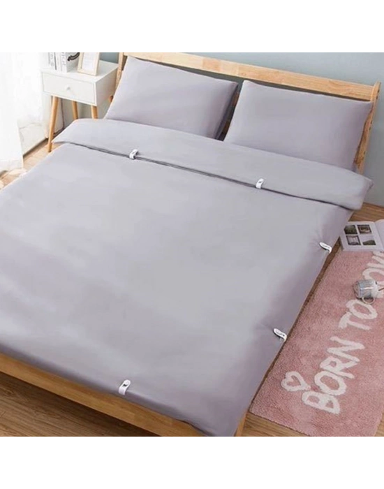 ®  4 Adet İğnesiz Yorgan Çarşaf Ve Perde Tutucu Sabitleyici Kaydırmaz Örtü Düzenleyici Klips