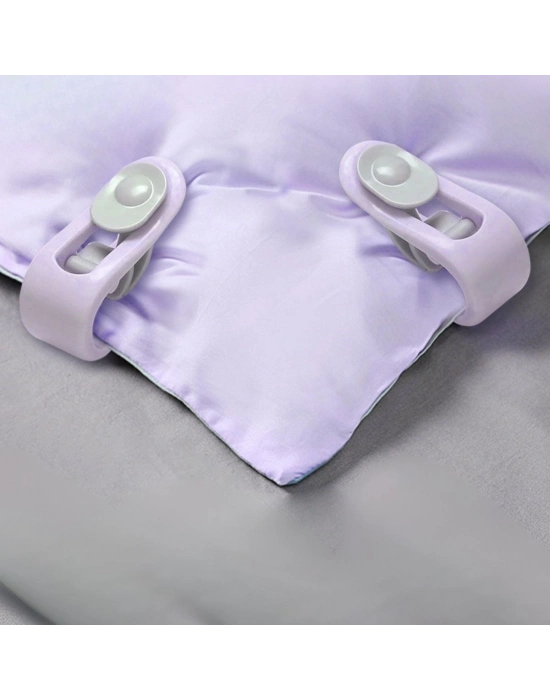 ®  4 Adet İğnesiz Yorgan Çarşaf Ve Perde Tutucu Sabitleyici Kaydırmaz Örtü Düzenleyici Klips