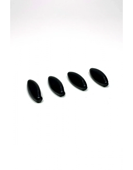 4 Adet Plastik Çengelli Eşarp Ve Şal İğnesi Siyah 4 cm