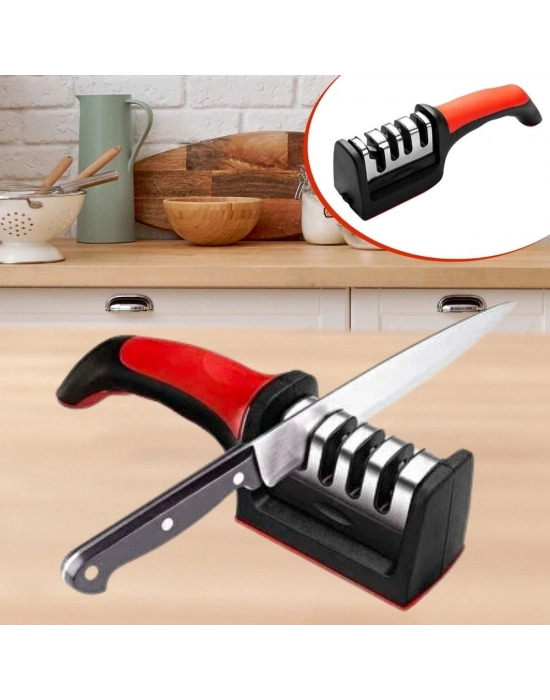 ®   4 Aşamaları Kaymaz Taban Hızlı Bıçak Makas Bileme Aracı