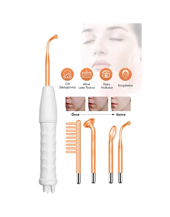 4 Başlıklı Yüksek Frekanslı Cilt Bakım Analiz Cihazı