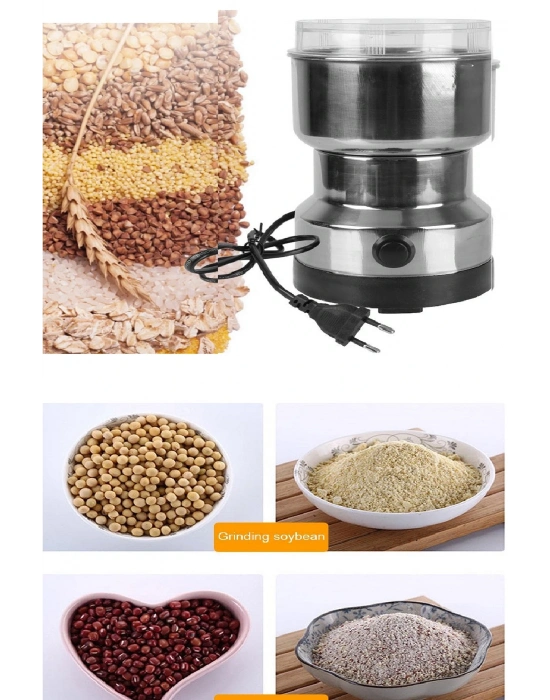 4 Bıçaklı Elektrikli Öğütücü Blender Kahve Fındık Baharat Tahıl Biber Değirmeni