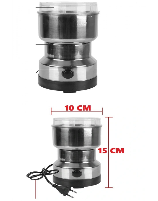 4 Bıçaklı Elektrikli Öğütücü Blender Kahve Fındık Baharat Tahıl Biber Değirmeni