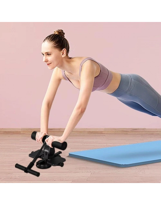 ®  4 Direnç Bantlı Mekik Çekme Spor Aleti – Karın, Kol ve Tüm Vücut İçin Evde Egzersiz Aleti