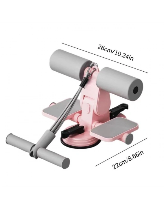 ®  4 Direnç Bantlı Mekik Çekme Spor Aleti – Karın, Kol ve Tüm Vücut İçin Evde Egzersiz Aleti