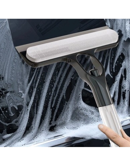 4 in 1 Spreyli Çek Çekli Camsil ve Fırça Aparatı