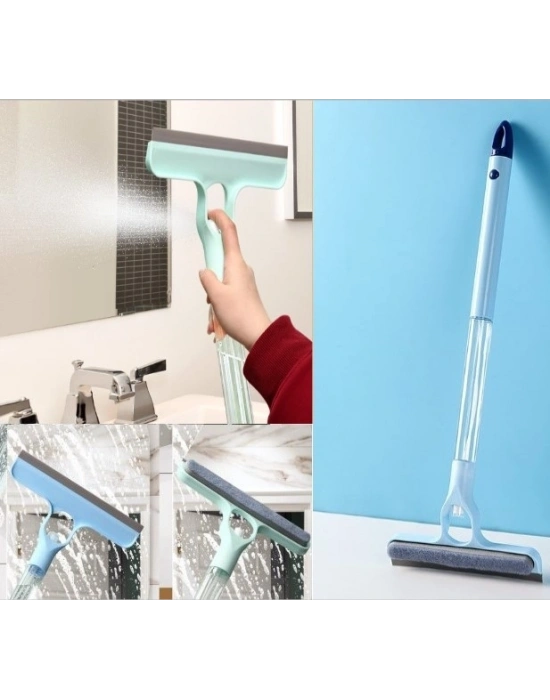 ® 4 in 1 Spreyli Çek Çekli Camsil ve Fırça Aparatı