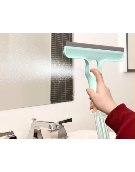® 4 in 1 Spreyli Çek Çekli Camsil ve Fırça Aparatı
