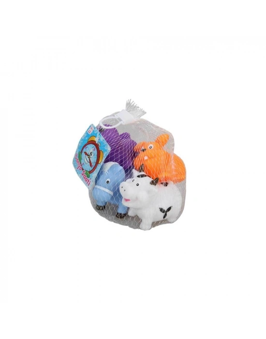 ® 4lü Banyo Oyuncakları Eğlenceli Hayvanlar