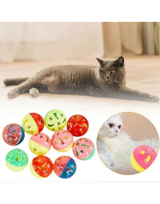 4lü Çıngıraklı Top Kedi Oyuncağı