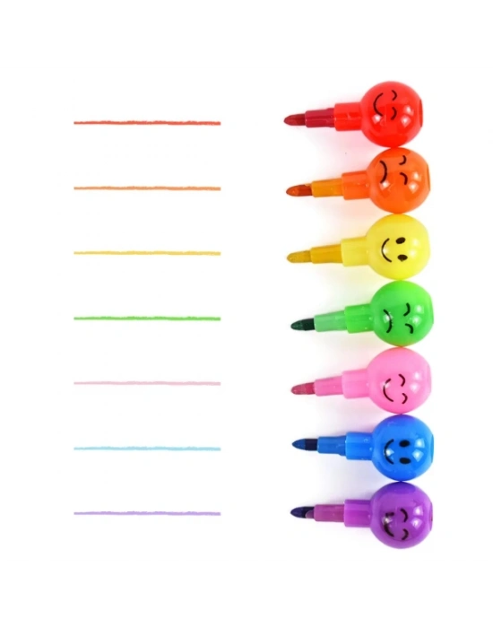 4lü Emojili Yumurtlayan Boya Kalemi Seti