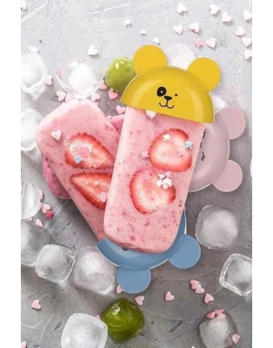 ®  4lü Kolay Şekillendirici Sevimli Çocuk Meybuz  & Dondurma Kalıbı AP-9179