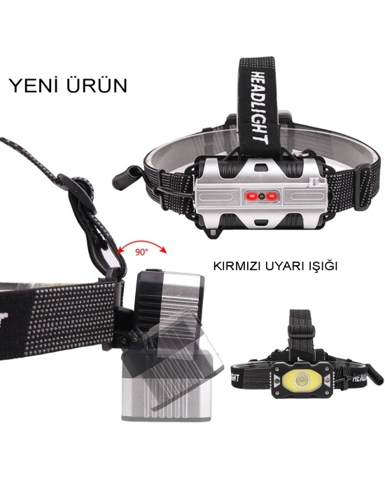 4 Modlu Sensörlü Şarjlı Güçlü Kafa Lambası Wt-248