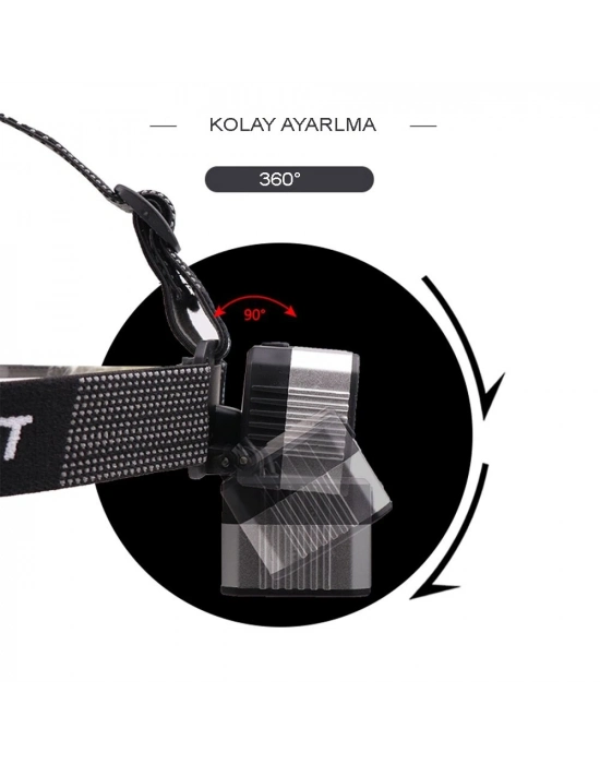 4 Modlu Sensörlü Şarjlı  Güçlü Kafa Lambası  Wt-248
