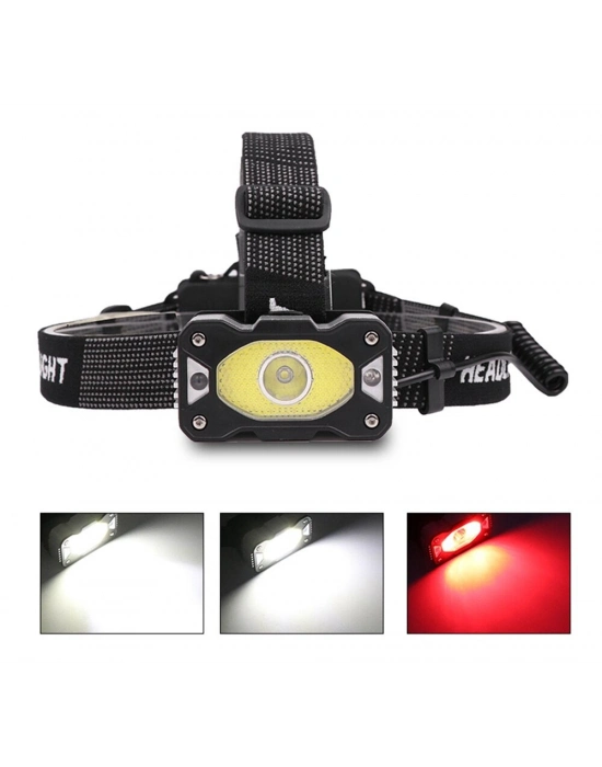 4 Modlu Sensörlü Şarjlı Güçlü Kafa Lambası Wt-248