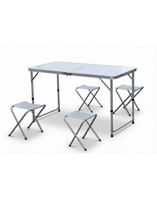 4 Sandalyeli Katlanabilir Masa Seti