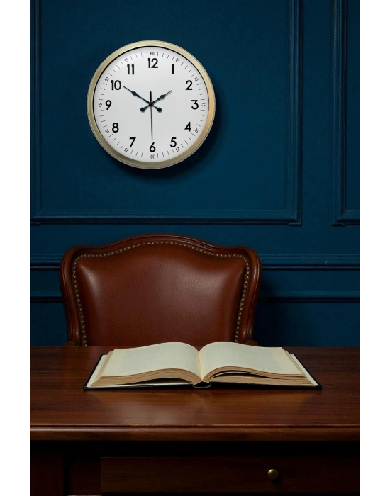 ® 40 cm Eskitme Metal Standart Duvar Saati