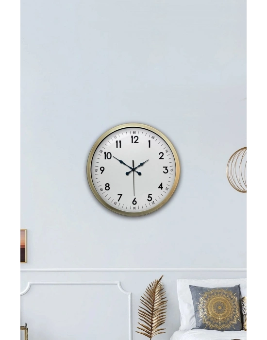 ® 40 cm Eskitme Metal Standart Duvar Saati