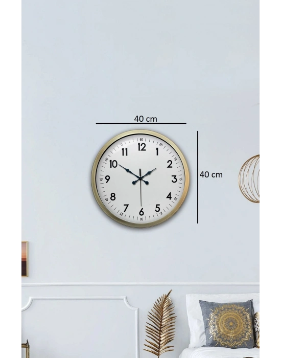 ® 40 cm Eskitme Metal Standart Duvar Saati