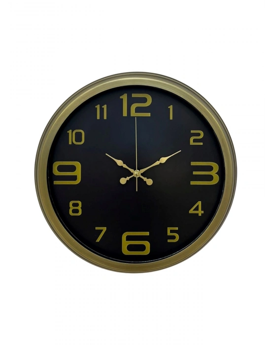 ® 40 Cm Metal Eskitme Vintage Duvar Saati