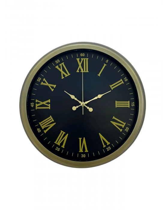 ® 40 Cm Metal Vintage Roma Rakamlı Duvar Saati