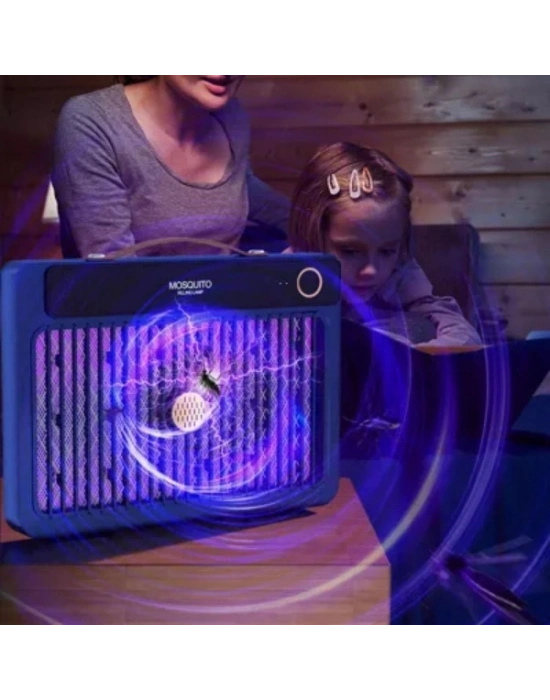 4000mAh Şarj Edilebilir Kablosuz Yüksek Güçlü Elektrikli Sivrisinek Öldürücü