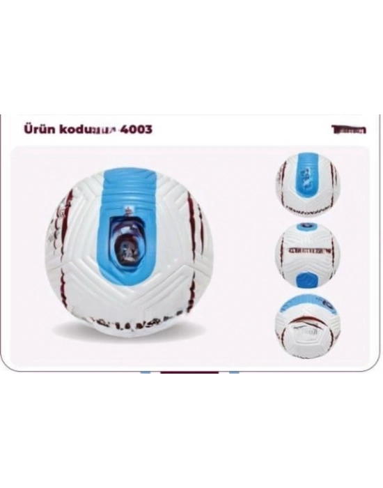 4003BORDO MAVİ FUTBOL TOPU