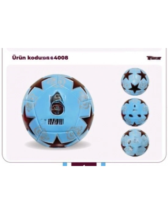 4008 BORDO MAVİ FUTBOL TOPU