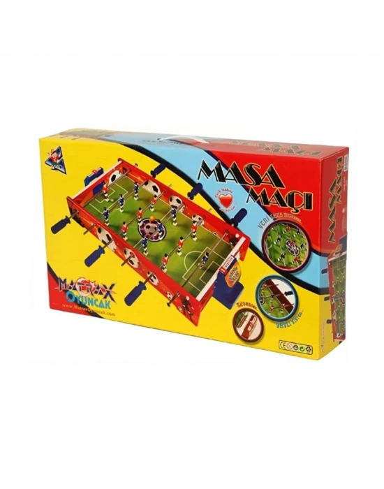 402 Ahşap Masa Maçı Oyunu Orta Boy -Akçiçek Oyuncak