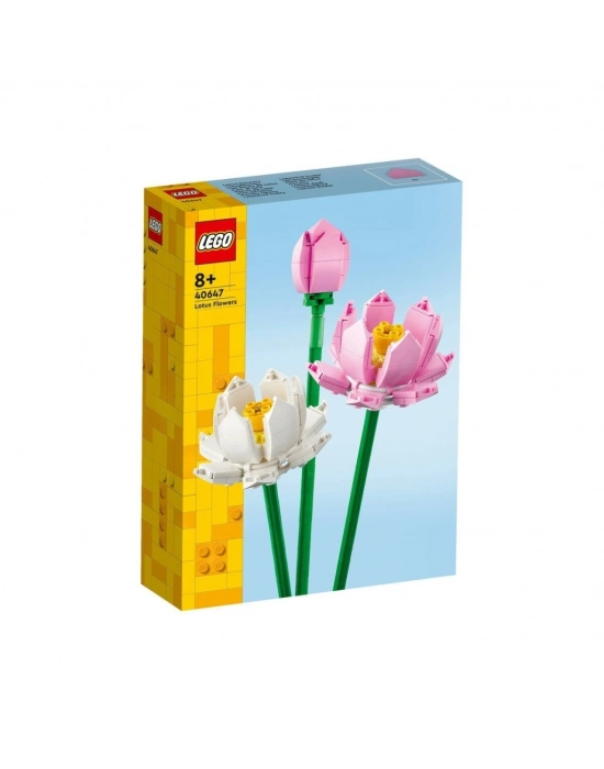 40647 iconic Botanical Collection Lotus Çiçekleri 220 parça +8 yaş