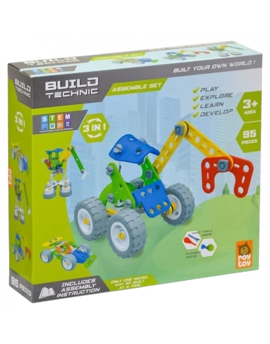 4100301-1-95 YAP BOZ ARAÇLAR 3 İN 1 95 PARÇA