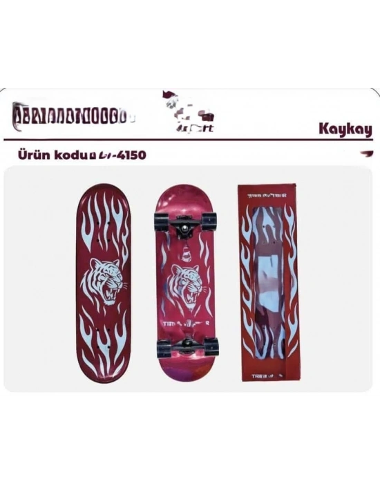 4150 BORDO MAVİ KAYKAY