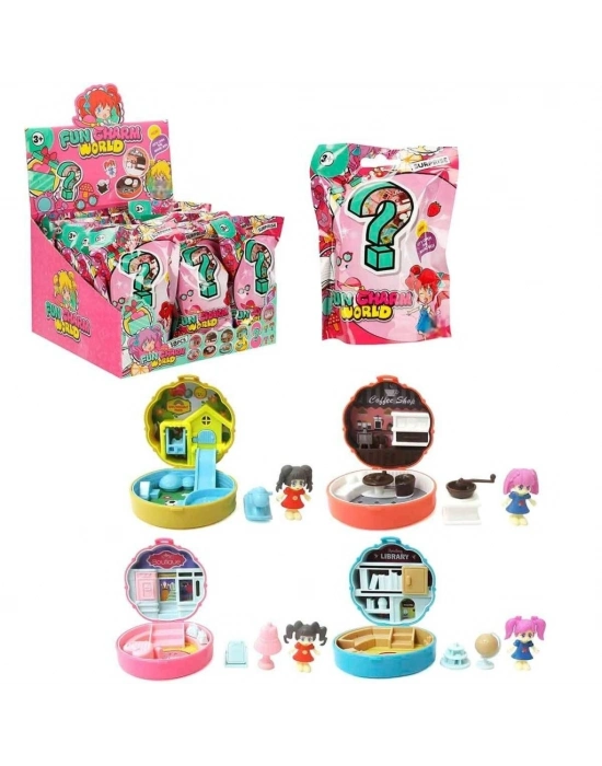 4255 RST-FİGÜR MİNİ FİGÜR EĞLENCE DÜNYASI SÜRPRİZ PAKET 18D