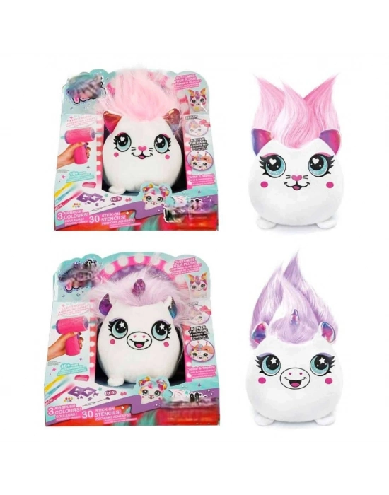 45541 SUN-CNL-HOBİ SET AIRBRUSH PLUSH HAIR IFFIC SQUISHY BO 2A