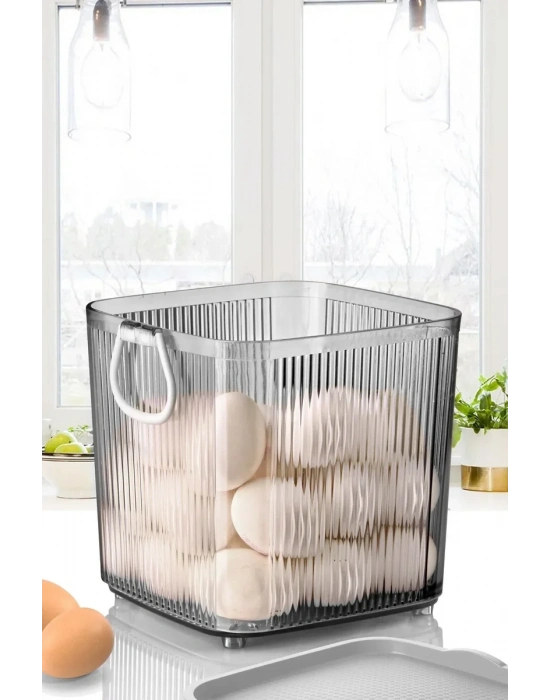 4Lt Akrilik Erzak Saklama&Organizer Royaleks-EMN3099