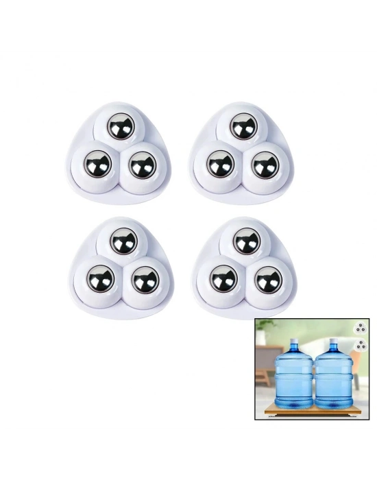 4pcs 3 Bilya Tekerlekli Mobilya Eşya Taşıma Aparatı 360°