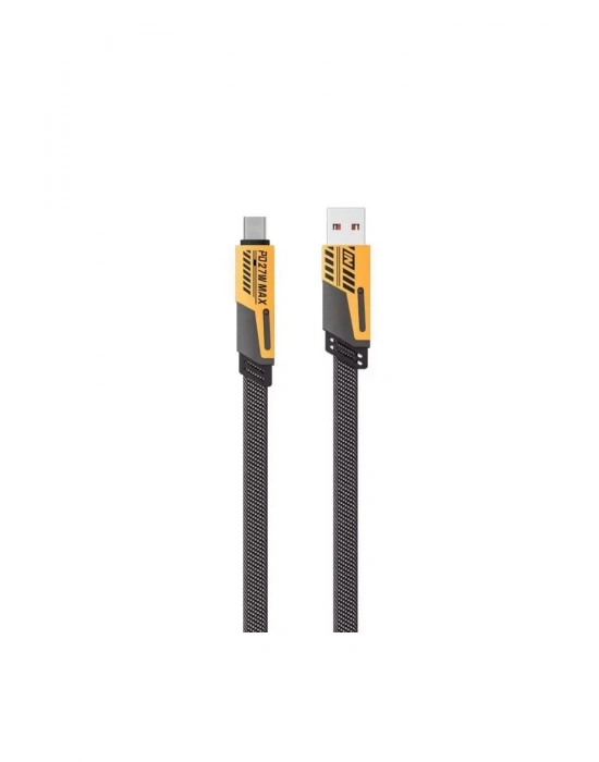 ® 4’ü 1 Arada 65W Hızlı Şarj Kablosu – USB ve Type-C Girişli, Örgülü Dayanıklı